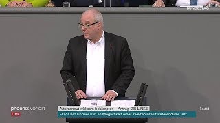 Bundestag Debatte zur Bekämpfung der Altersarmut am 21032019 [upl. by Pansir]