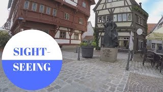 Sightseeing in Bad Saulgau in GERMANY [upl. by Yelsnia]