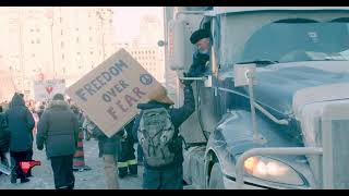 The Canadian Freedom Convoy 2022  Recap  Convoy to Ottawa  Drone [upl. by Varian]