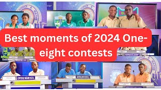 Compilation of best moments in the 2024 nsmq oneeight contests [upl. by Ticknor]