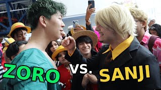 ZORO VS SANJI  ANIME ROAST BATTLE ft Jefferyzang [upl. by Santini]