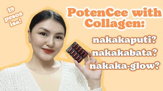 POTENCEE WITH COLLAGEN TOTOO BANG NAKAKAPUTI NAKAKABATA AT NAKAKAGLOW  Pinay Pharmacist [upl. by Mckale]