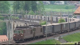 ★ BLS Re 44 Re 425 161  195 alle Lokomotiven every locomotive 2006  2012 [upl. by Aicsile]