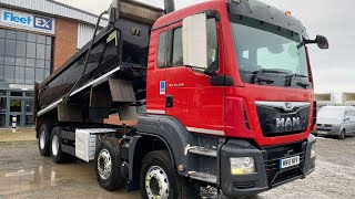 MAN TGS 35420 EURO 6 8X4 STEEL TIPPER 2018  WN18 NRV [upl. by Rovert]