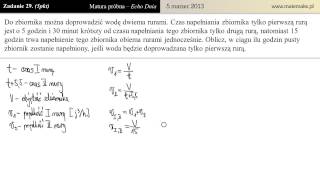 Zadanie 29  Matura próbna 05032013 Echo Dnia [upl. by Garrek]