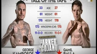 George quotFerociousquot Kambosos Jr Vs Qamil quotGolden Boyquot Balla  Part 1 [upl. by Esalb810]