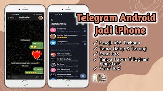 MDGram Versi 165  Cara Mengubah Telegram Android Menjadi iPhone Terbaru 2023  Update [upl. by Olva376]