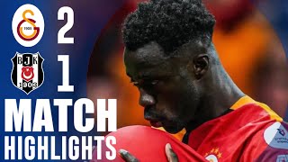 GALATASARAY vs BESIKTAS 2 1  Turkey SüperLig Highlights  29102024 [upl. by Steddman]