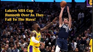 LakersMavs Postgame Lakers Give Up Too Many 3s In Big D [upl. by Eido]