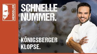 Schnelles Königsberger KlopseRezept à la Grill den Henssler von Steffen Henssler [upl. by Anawd]