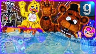 Gmod FNAF  Freddys Pizzeria Gets Flooded [upl. by Yartnoed]