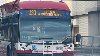 Short TTC Bus ride on the 133 from Ellesmere road to Lawrence avenue east [upl. by Laryssa]