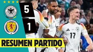 ALEMANIA SE GOZA A ESCOCIA CON TREMENDA GOLEADA EN DEBUT EUROCOPA 2024 [upl. by Misty]