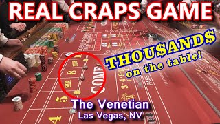 WATCH A HIGHROLLER PLAY  Live Craps Game 53  The Venetian Las Vegas NV  Inside the Casino [upl. by Ermentrude]