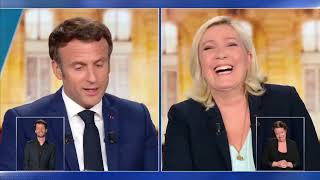 quotOn voit quon vieillitquot  Quand Emmanuel Macron et Marine Le Pen plaisantent sur leur discipline [upl. by Areem]