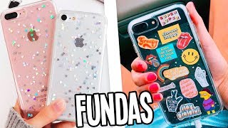 HAZ LAS MEJORES FUNDAS PARA TU CELULAR ❤️6 IDEAS  Tutoriales Belen [upl. by Ferrell]