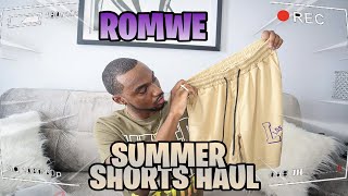 ROMWE  SHEIN SUMMER SHORT HAUL  ROMWE REVIEW  MY SHORTS COLLECTION [upl. by Nyletak549]