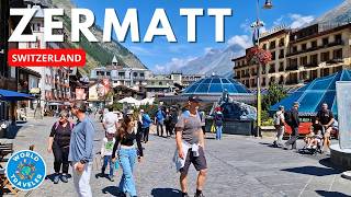 Zermatt 4K Walking Tour  Exploring the Stunning Swiss Alps in August 2024 [upl. by Axel962]