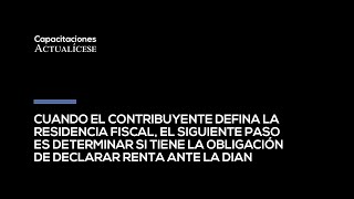 ¿Cómo determinar la obligación de declarar renta [upl. by Nona689]