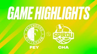 Zeeuw amp Zeeuw Feyenoord Basketball vs Spirou Basket  Game Highlights [upl. by Geordie]