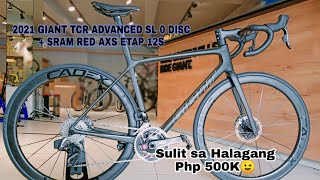 NEW 2021 GIANT TCR ADVANCED SL 0 DISC  SRAM RED AXS ETAP 12 SPEED [upl. by Anitsud736]