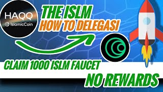 CARA DELEGATE COIN ISLM 💚 CLAIM 1000 ISLM FREE ‼️ HAQQ NETWORK TESTNET 💰 [upl. by Raknahs211]