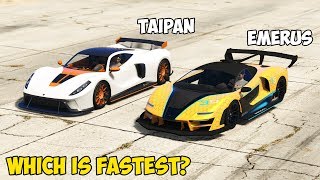 GTA 5  PROGEN EMERUS vs CHEVAL TAIPAN  Which is Fastest [upl. by Ettelegna]