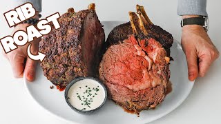 BoneIn Standing Ribeye Roast Recipe aka Prime Rib [upl. by Fernas]