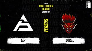 sAw vs Sangal  ESL Challenger League S48  EU [upl. by Simonetta]