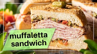 How to Make a Muffaletta Sandwich [upl. by Marucci]