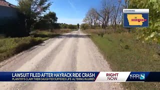 Lawsuit filed after hay rack ride crash in Keokuk County [upl. by Frentz422]