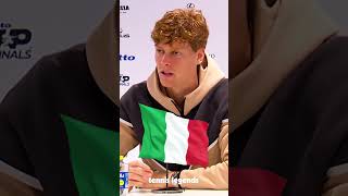 Jannik Sinner Speaks Italian amp German at Press Conference [upl. by Annodahs]