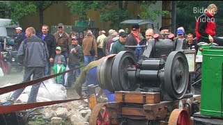 Hatz Stationärmotor mit Steinbrecher Junkers Freikolbenkompressor und Feldbahn [upl. by Akirret]