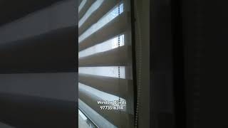 Window Blinds Design  Zebra Blinds  Best Roller Blinds Curtains Installation   shorts viral [upl. by Floro897]