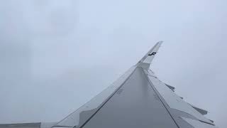 Finnair Airbus A321 long approach and landing to Zurich [upl. by Obelia]