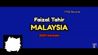 Faizal Tahir  MALAYSIA 2024 Karaoke [upl. by Platas937]