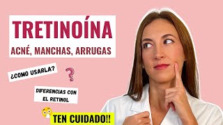 ⚡ TRETINOINA 👉 CÓMO USARLA EFECTOS SECUNDARIOS 🔹 ¿TRATA ARRUGAS Y MANCHAS 💥 [upl. by Ruhtracam]