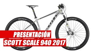 PRESENTACIONES BICICLETAS  Scott Scale 940 2017 [upl. by Arela]