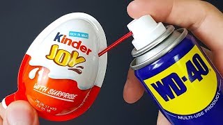 9 ASTUCES SYMPA AVEC DES ŒUFS KINDER SURPRISE [upl. by Gans]