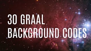 30 Graal Classic Background Codes THAT WORK 2017 [upl. by Vickie]