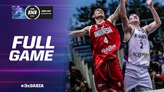 Republic of Korea 🇰🇷 vs Indonesia 🇮🇩  Men Full Game  FIBA 3x3 Asia Cup 2024  3x3 Basketball [upl. by Larcher736]