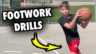 Basketball Footwork Drills For Kids [upl. by Zitah]