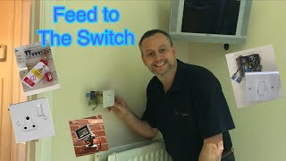 Taking the Feed Supply to the Switch and Connections Explained in a 2 Gang Switch [upl. by Itsirc194]