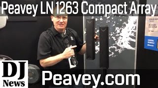 Peavey LN 1263 Compact Line Array Wedding DJ Sound System With Built In Mixer  Disc Jockey News [upl. by Aisek954]