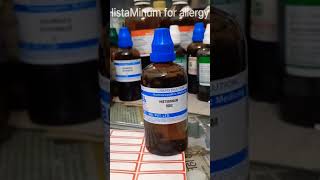 Best Homeopathic Medicine Histaminum for Allergy [upl. by Eivod]