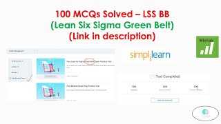 How to pass Lean Six Sigma Green Belt Exam  100 MCQs Solved from Simplilearn  Link in description [upl. by Otrebide]