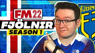 Fjölnir Season 1  Building A Nation in Iceland  Football Manager 2022 Lets Play [upl. by Nnairb]