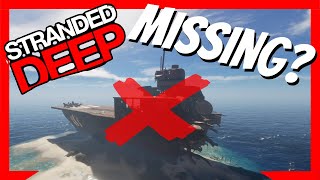 Missing Aircraft Carrier  How to add the Aircraft Carrier in Stranded Deep [upl. by Anitnatsnok]