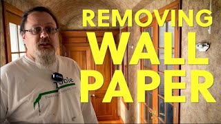 Removing Wallpaper And Prepping For Paint [upl. by Savannah]