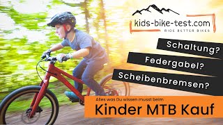 Kinderfahrrad kaufen  Darauf kommt es bei 16 Zoll  20 Zoll und 24 Zoll Mountainbikes für Kinder an [upl. by Yerfej807]